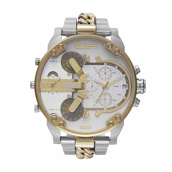 Diesel Mr. Daddy 2.0 DZ7486 Men’s Chronograph Watch Multicolor Dial, Quartz, Stainless Steel